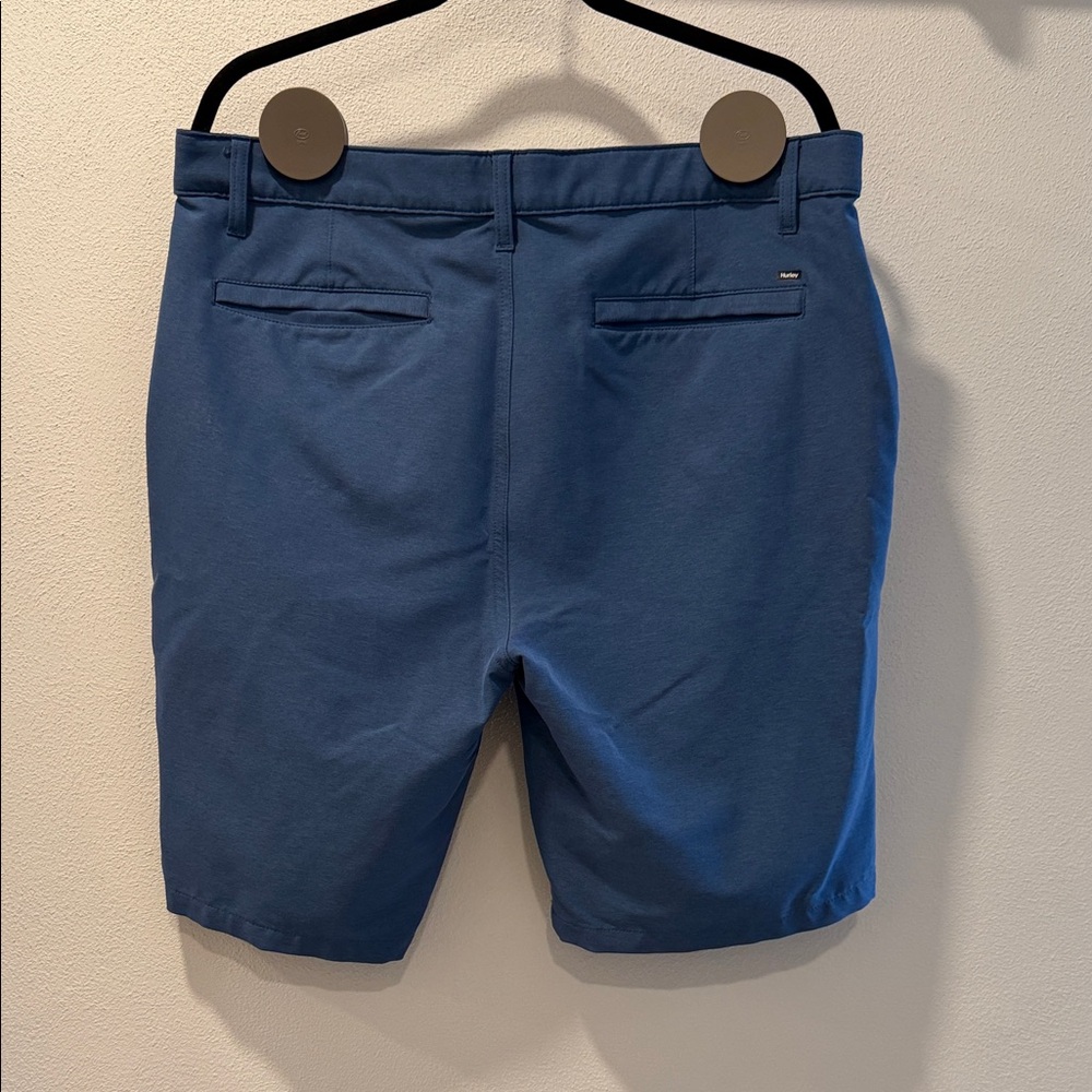 Classic Blue Men's Flat Front Shorts